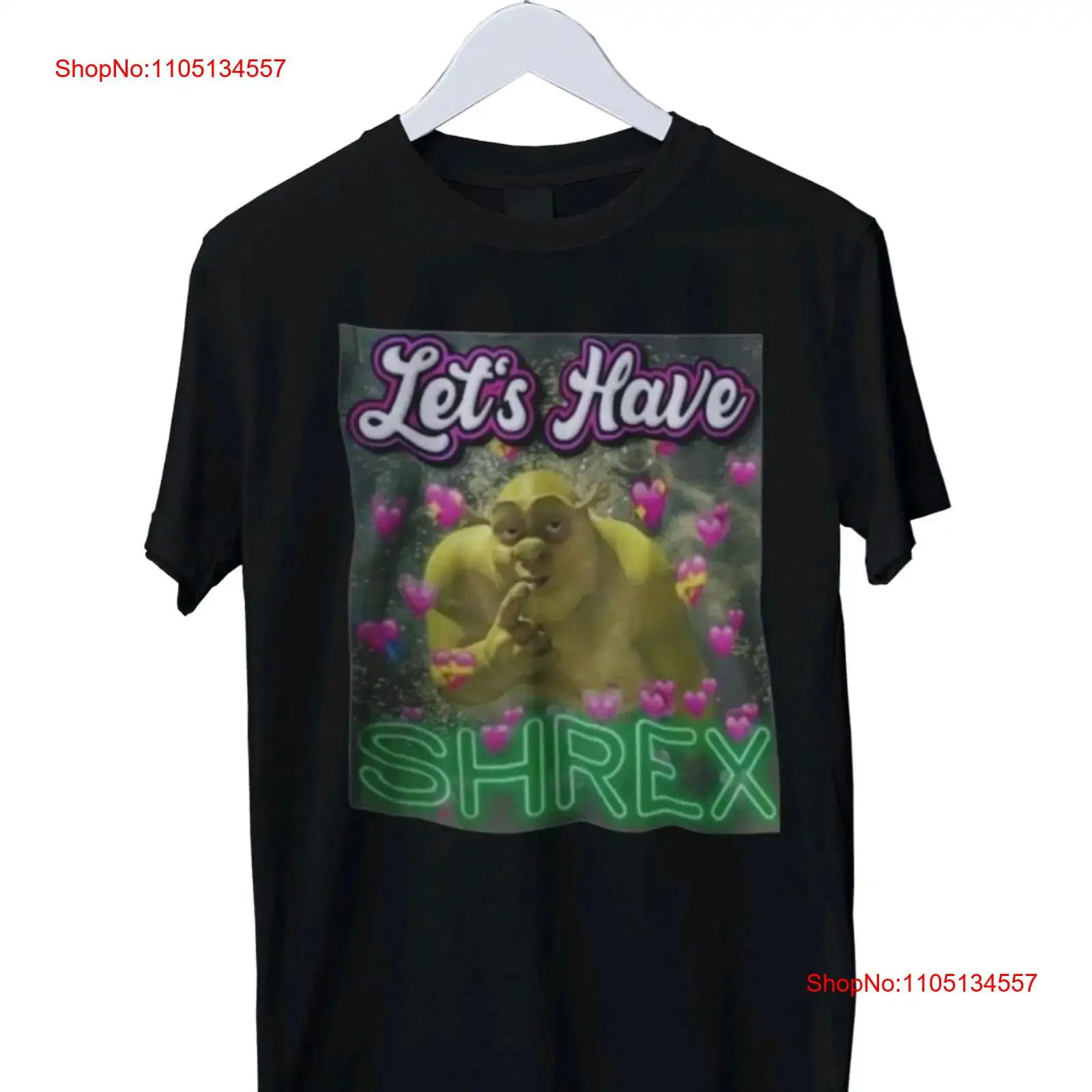 Xl Men'S Fashion - เสื้อยืดลายมีม Shrex สุดฮา ไซส์ S M