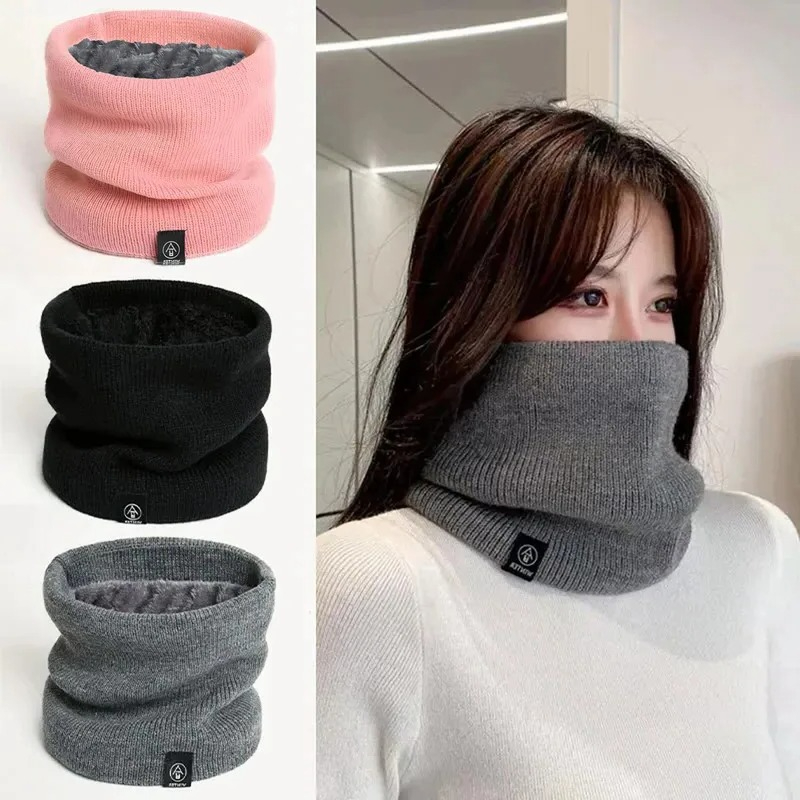 Men Scarf Wool - ผ้าพันคอถักสำหรับผู้หญิง แฟชั่น ผ้าพันคอแบบเรียบคล้ายแคชเมียร์สำหรับฤดูหนาว ผ้าพันคอหนาอุ่นสำหรับผู้หญิงและผู้ชาย แบบยูนิเซ็กส์ 1/2/4