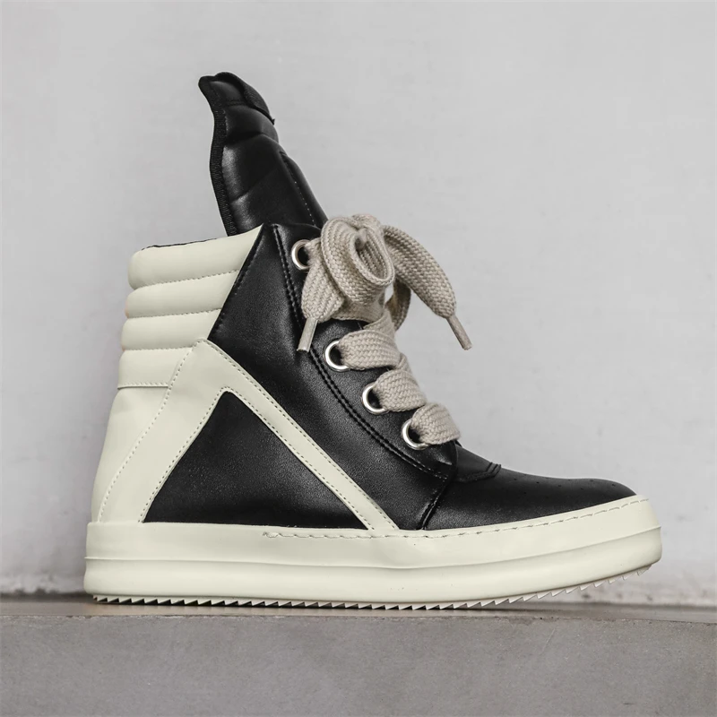 Fashion Men'S Boots - รองเท้าผ้าใบลำลองผู้ชายสุดหรู สไตล์สตรีท รองเท้าบูทแฟชั่นผู้ชาย เพิ่มความสูง น้ำหนักเบา รองเท้ากีฬาลำลองผู้หญิง