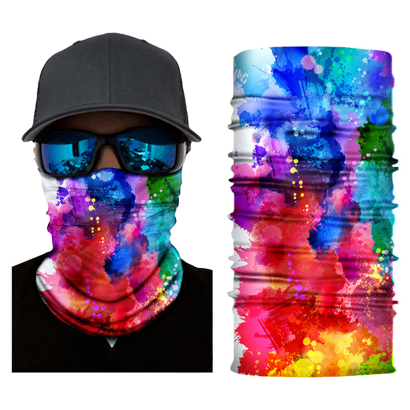 Men'S Fashion Head Scarf - ผ้าพันคอแฟชั่นสำหรับผู้ชายผู้หญิงที่คาดผมหมวกคลุมศีรษะสำหรับนักปั่นจักรยานหน้ากากปิดหน้าฤดูร้อนคอผ้าพันหัวบังแดดตกปลา