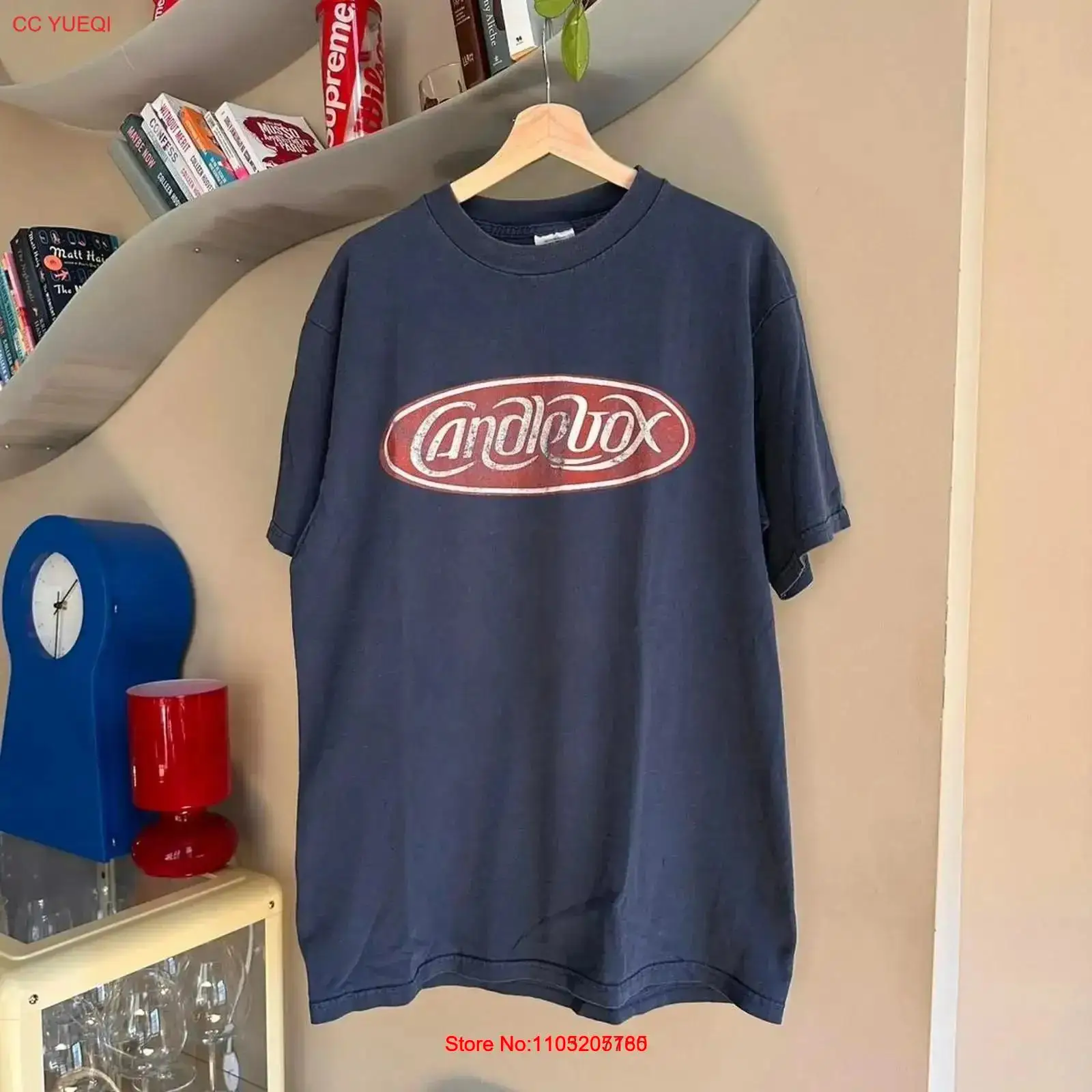Xl Men'S Fashion - เสื้อยืดลายกล่องเทียนวินเทจ ปี 1995 ไซส์ XL ผ้าซักแล้ว