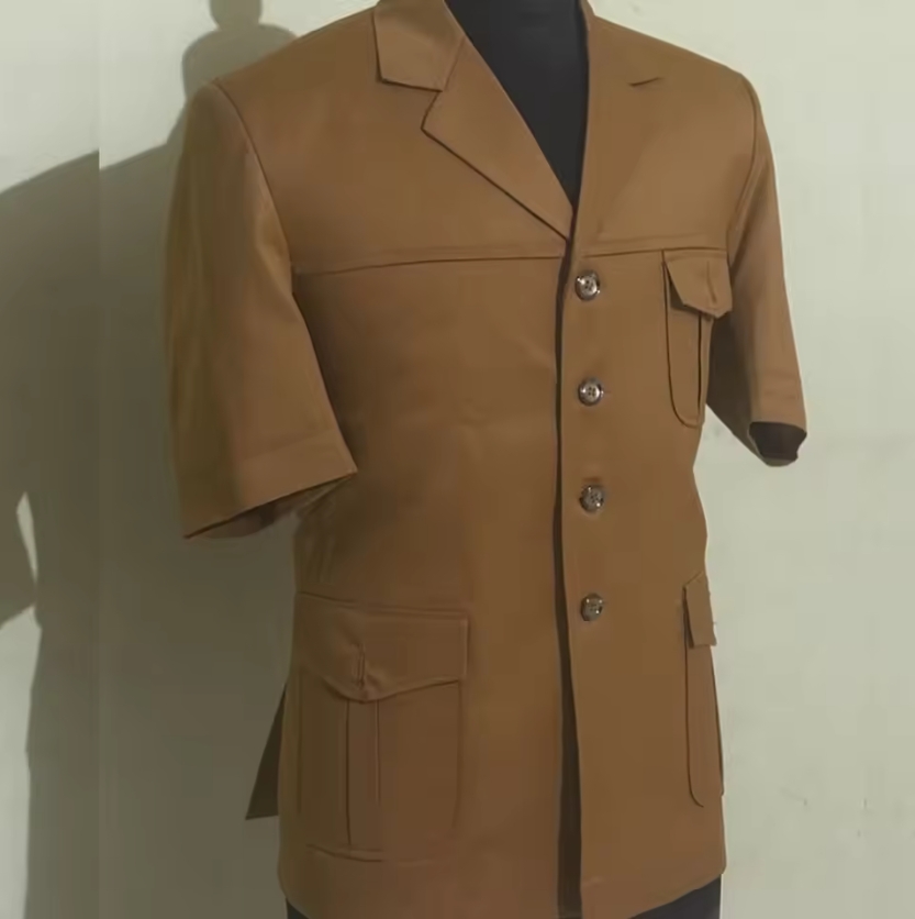 Men'S Fashion Outlets - ฤดูร้อนผู้ชายชุด 2 ชิ้นเสื้อกางเกงชุดแฟชั่นแขนสั้นความยาวปกติ SLIM FIT ที่กําหนดเองชายเสื้อผ้า