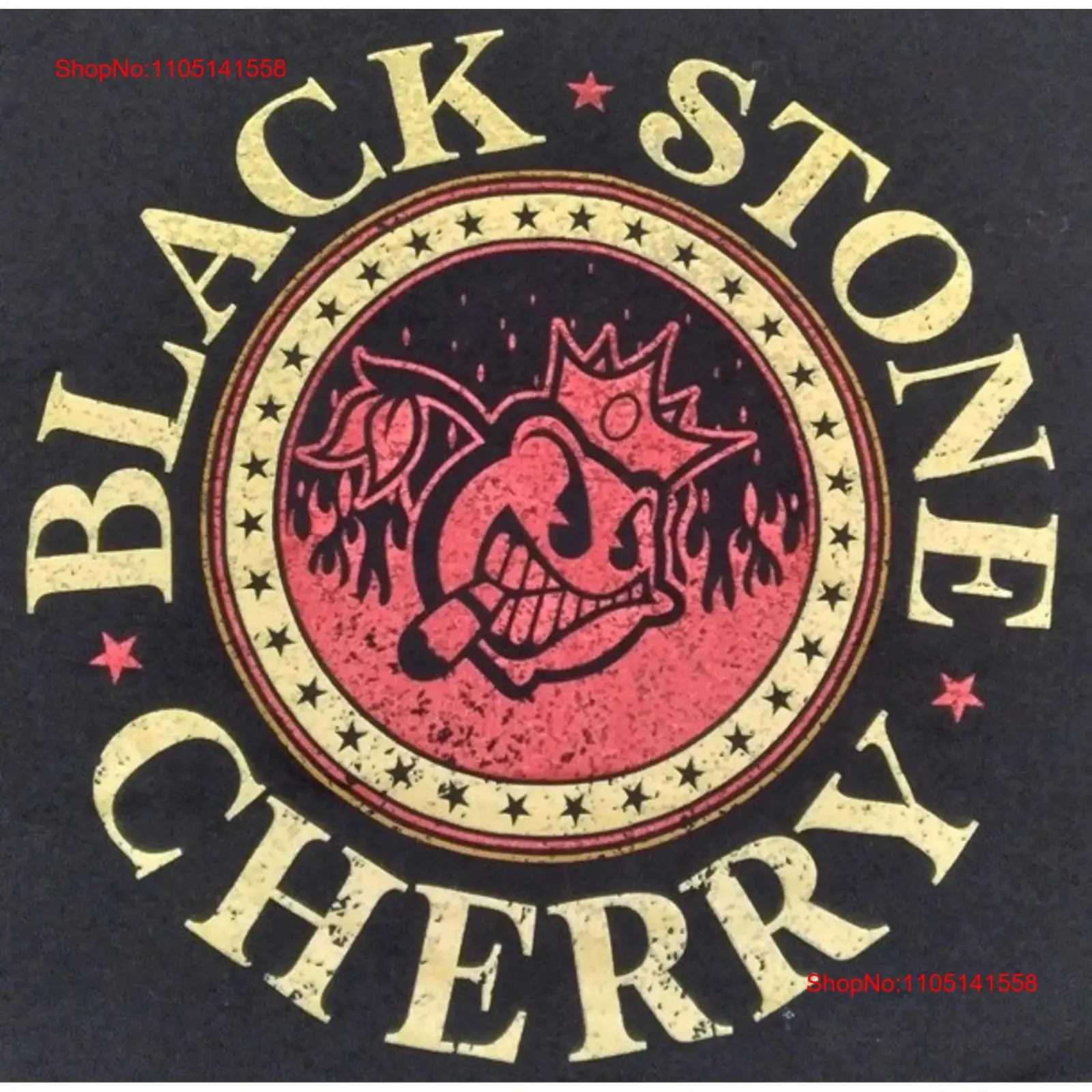 Xl Men'S Fashion - เสื้อยืดลายโลโก้ BLACK STONE CHERRY Band Cigar