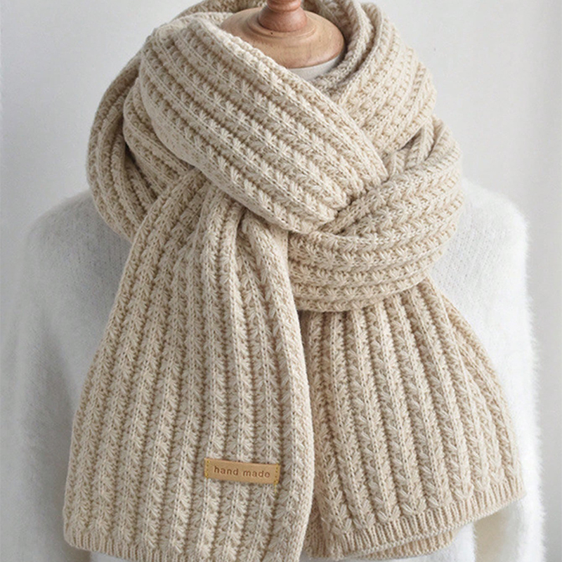 ผ้าพันคอไหมแคชเมียร์ถักหนา อุ่ - Men Scarf Wool บทวิจารณ์และราคา