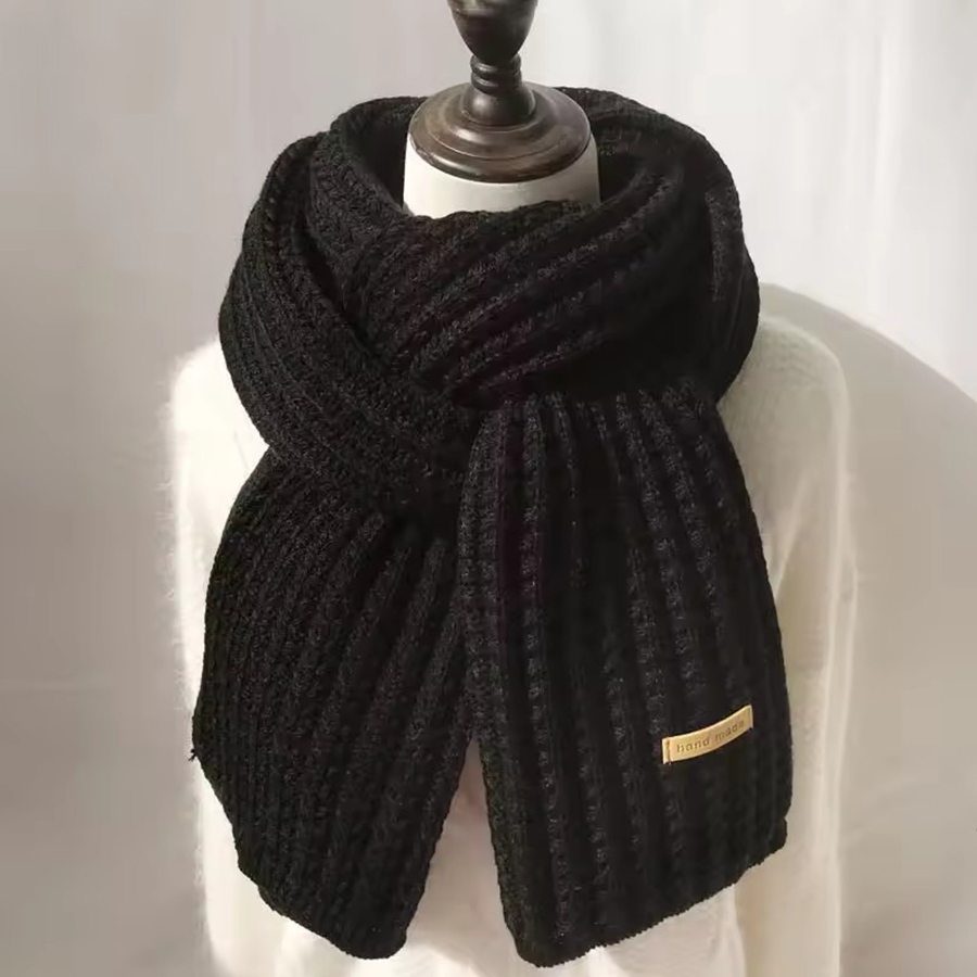 ผ้าพันคอไหมแคชเมียร์ถักหนา อุ่ - Men Scarf Wool บทวิจารณ์และราคา