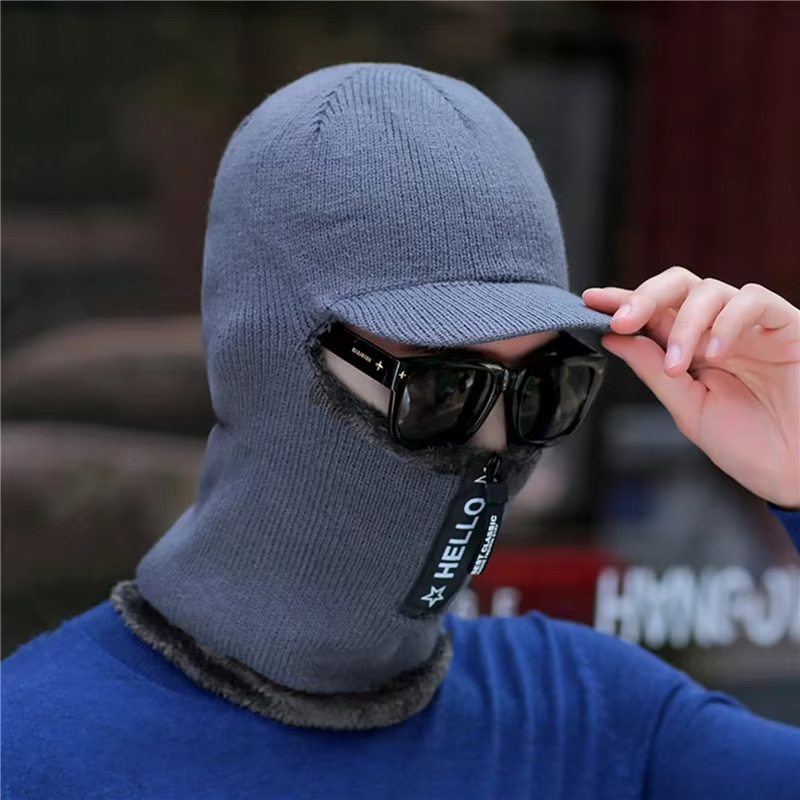 หมวกไหมพรมกันหนาวสำหรับผู้ชาย  - Men Scarf Wool บทวิจารณ์และราคา