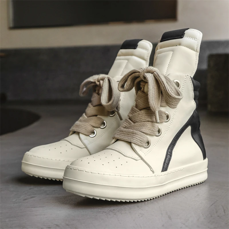 รองเท้าผ้าใบลำลองผู้ชายสุดหรู  - Fashion Men'S Boots บทวิจารณ์และราคา
