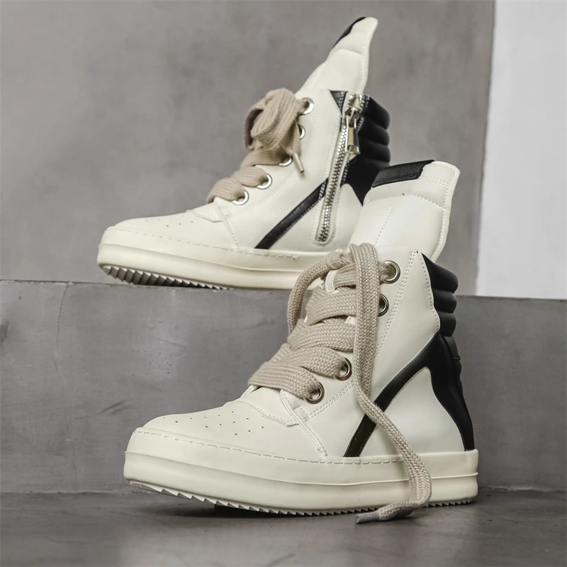 รองเท้าผ้าใบลำลองผู้ชายสุดหรู  - Fashion Men'S Boots บทวิจารณ์และราคา