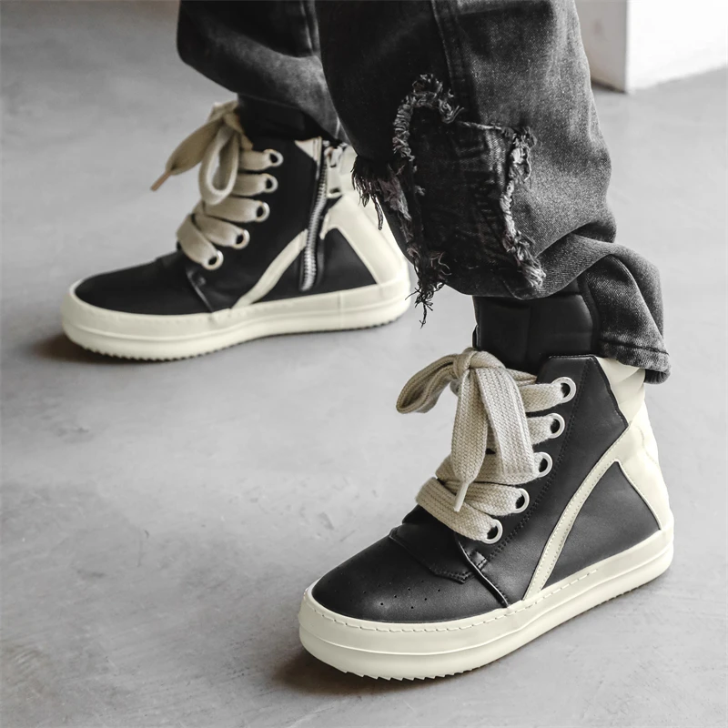 รองเท้าผ้าใบลำลองผู้ชายสุดหรู  - Fashion Men'S Boots บทวิจารณ์และราคา