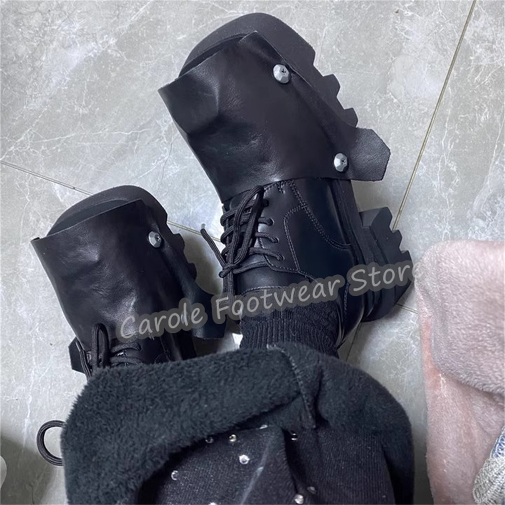 รองเท้าเดอร์บี้ทรงเหลี่ยมหัวตั - Men Fashion Rave บทวิจารณ์และราคา