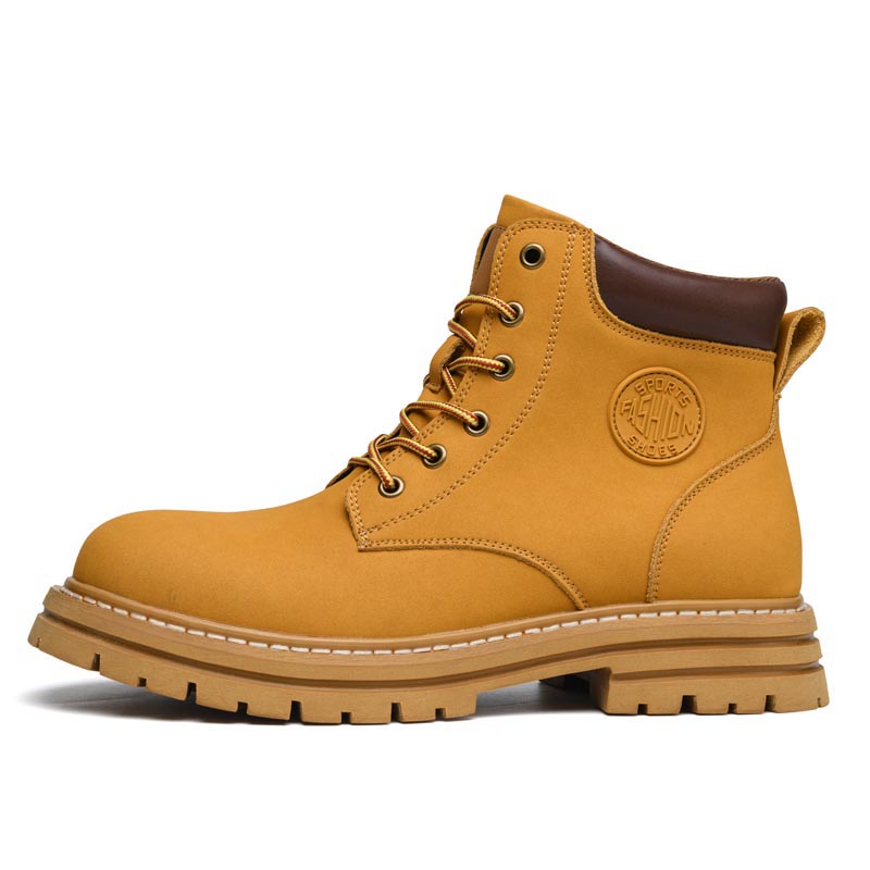 รองเท้าบูทหนังสีดำไซส์ใหญ่ 49  - Fashion Men'S Boots บทวิจารณ์และราคา