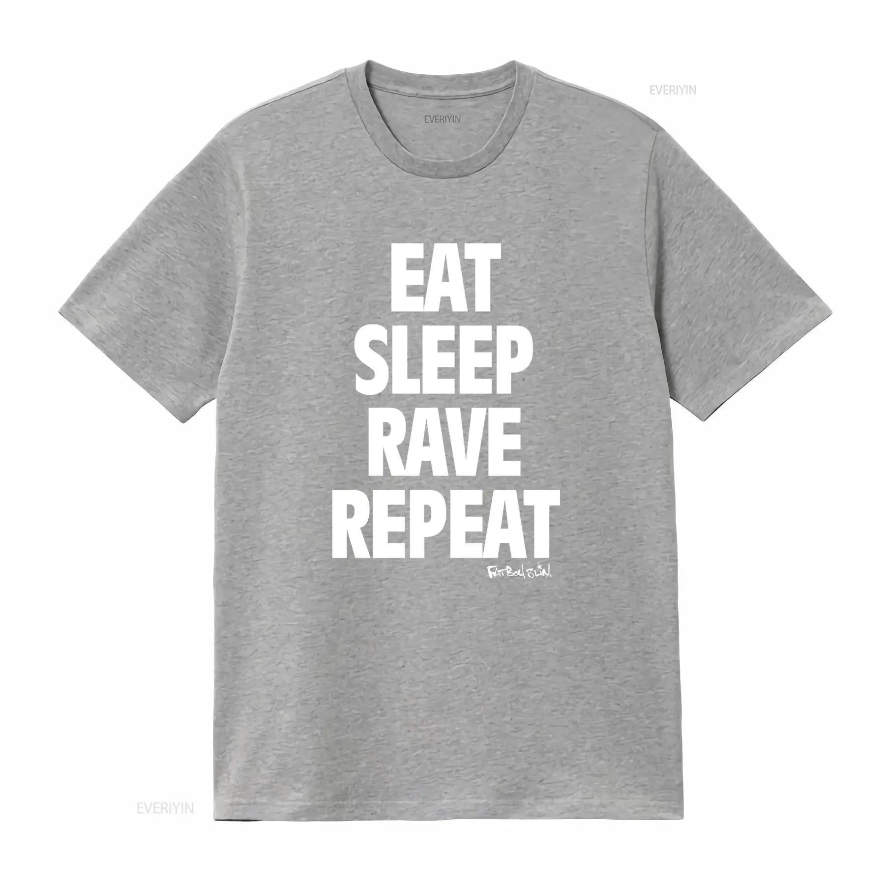 เสื้อยืด Fatboy Slim Eat Sleep - Men Fashion Rave บทวิจารณ์และราคา