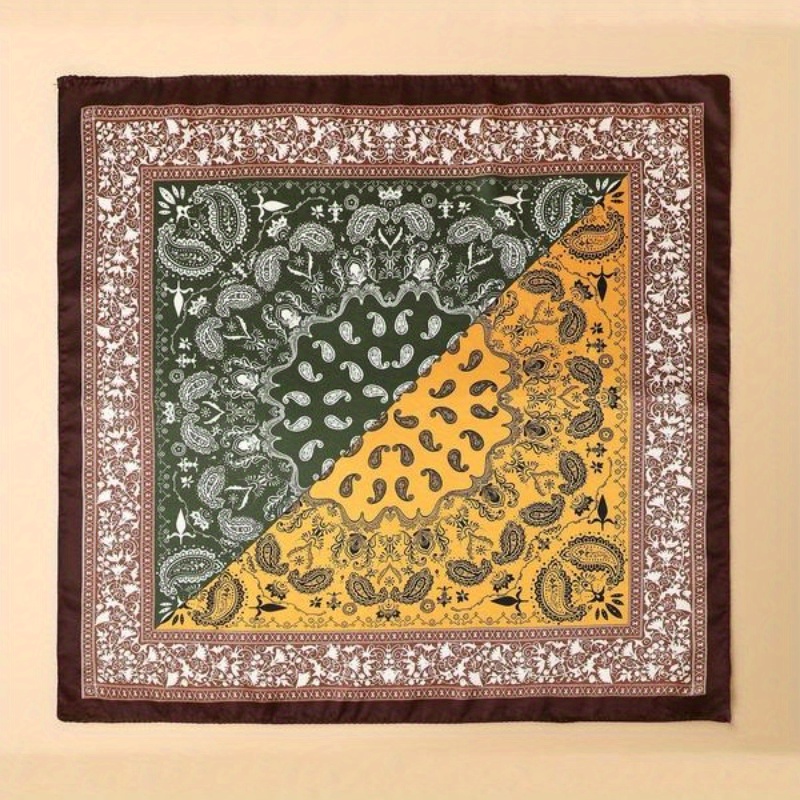 ผ้าพันคอพิมพ์ลายเพสลีย์ ผ้าพัน - Men'S Fashion Head Scarf บทวิจารณ์และราคา