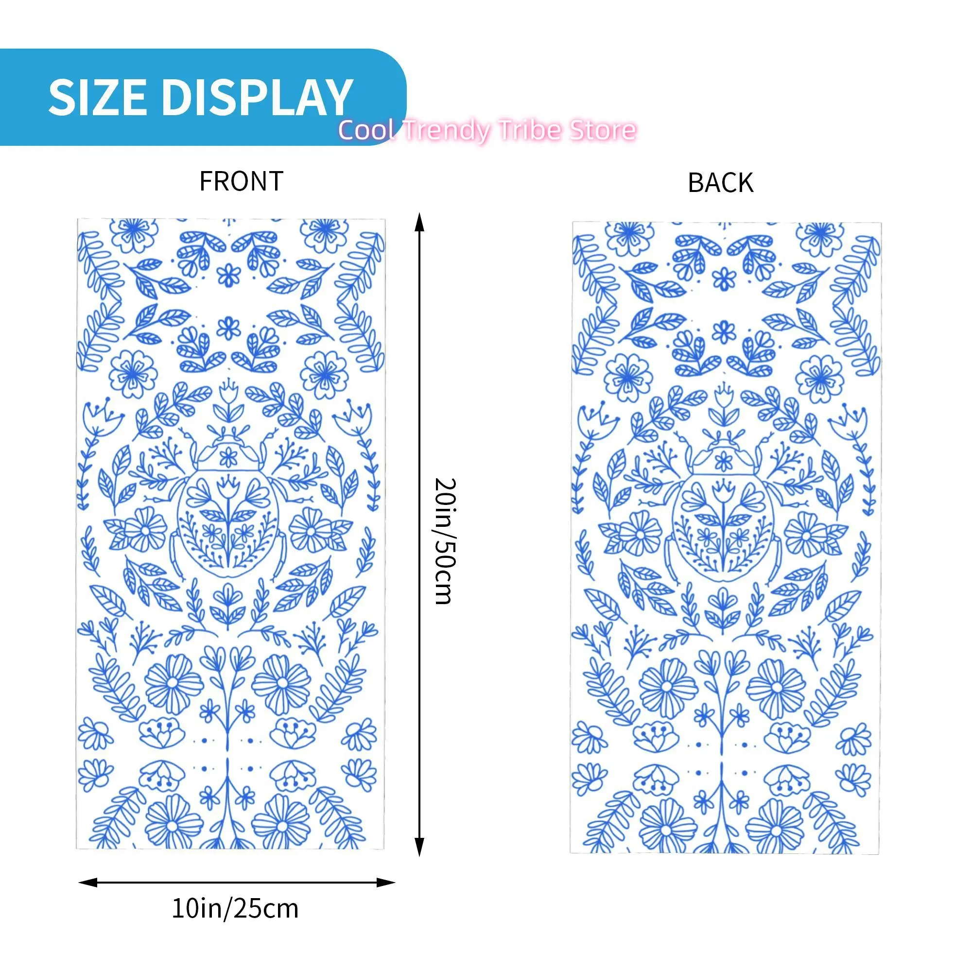 ผ้าพันคอ/ผ้าโพกศีรษะลายดอกไม้ส - Men'S Fashion Head Scarf บทวิจารณ์และราคา