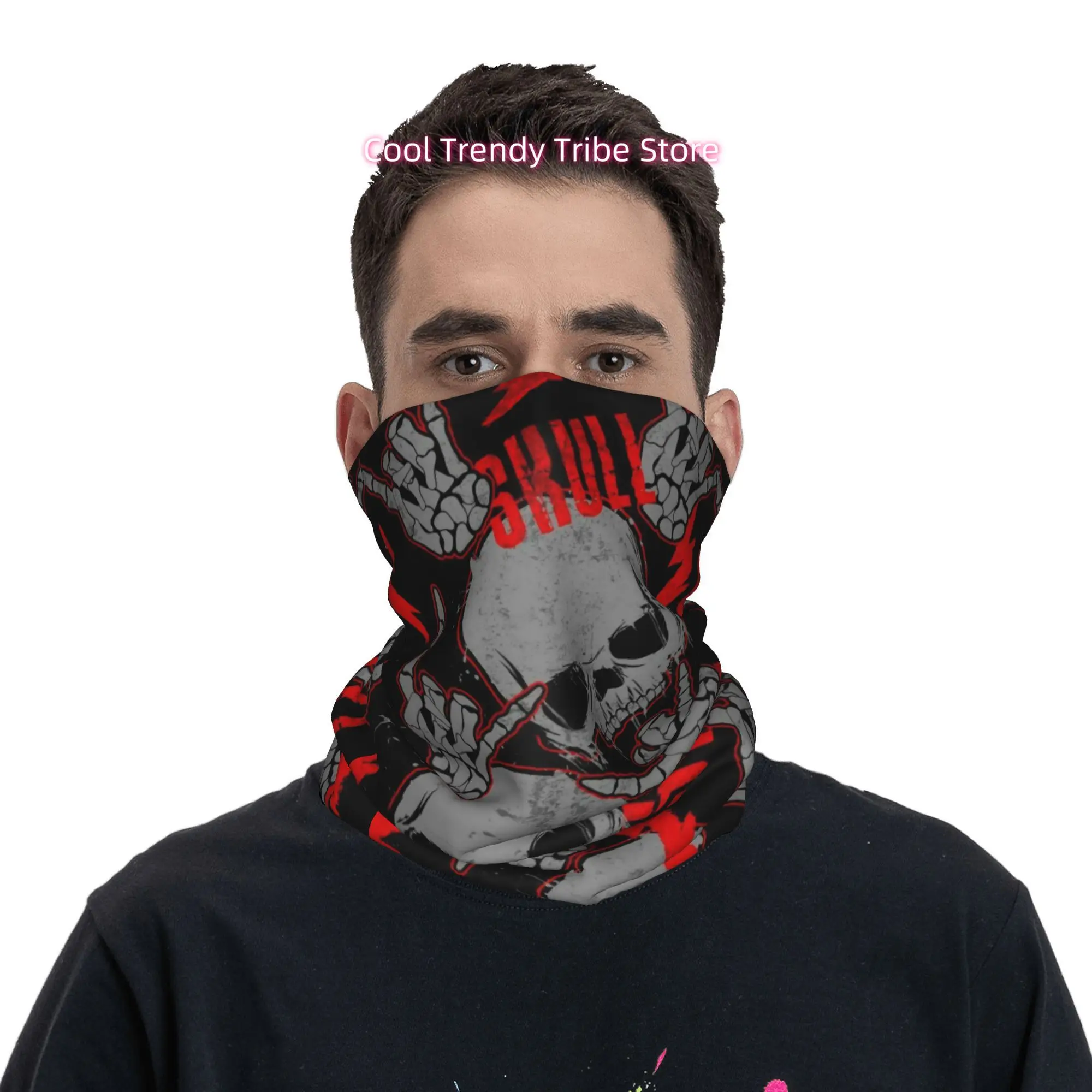 ผ้าพันคอแฟชั่นลายกรันจ์พังก์พร - Men'S Fashion Head Scarf บทวิจารณ์และราคา
