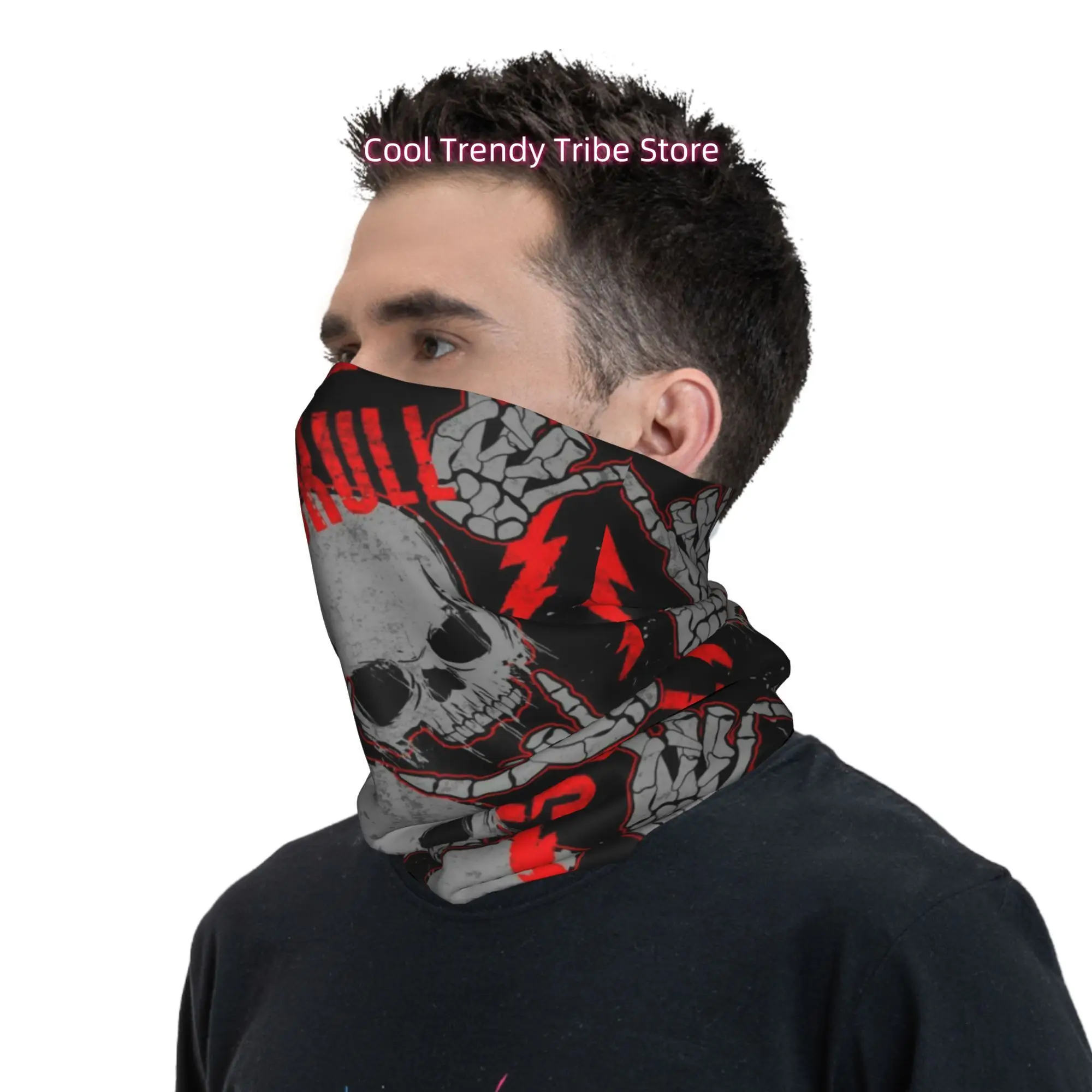 ผ้าพันคอแฟชั่นลายกรันจ์พังก์พร - Men'S Fashion Head Scarf บทวิจารณ์และราคา