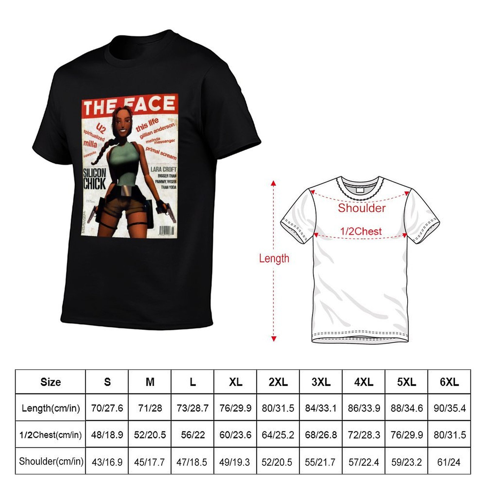 เสื้อยืดพิมพ์ลายนิตยสาร Lara C - Mens Fashion Magazines บทวิจารณ์และราคา