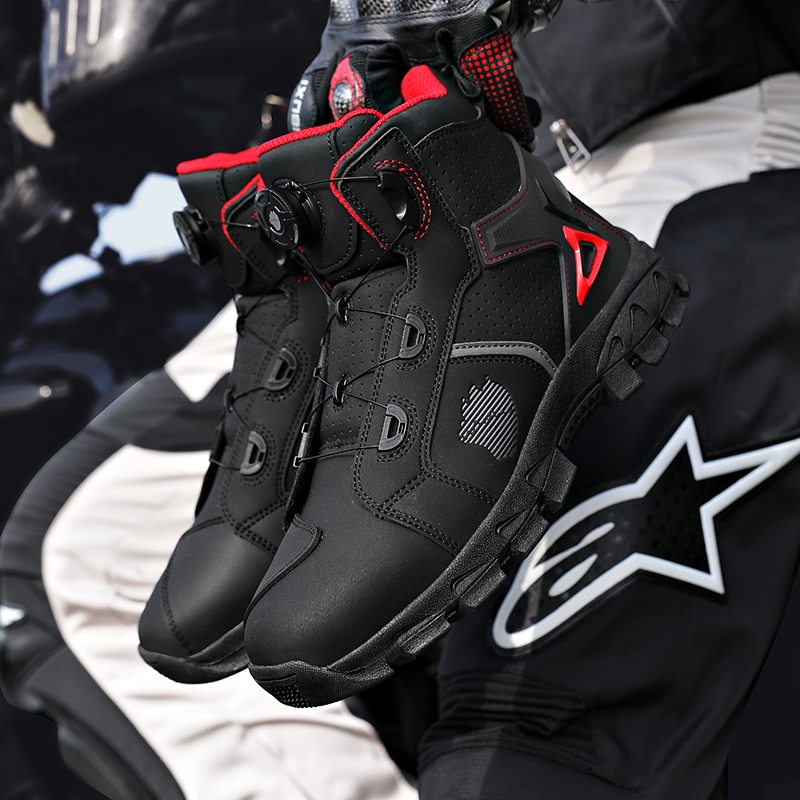 รองเท้าบู๊ทมอเตอร์ไซค์สำหรับผู - Fashion Men'S Boots บทวิจารณ์และราคา