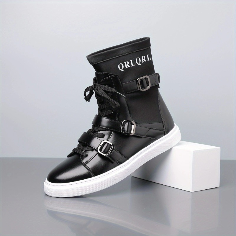 รองเท้าบูทผู้ชาย แฟชั่นหัวเข็ม - Belt Mens Fashion บทวิจารณ์และราคา