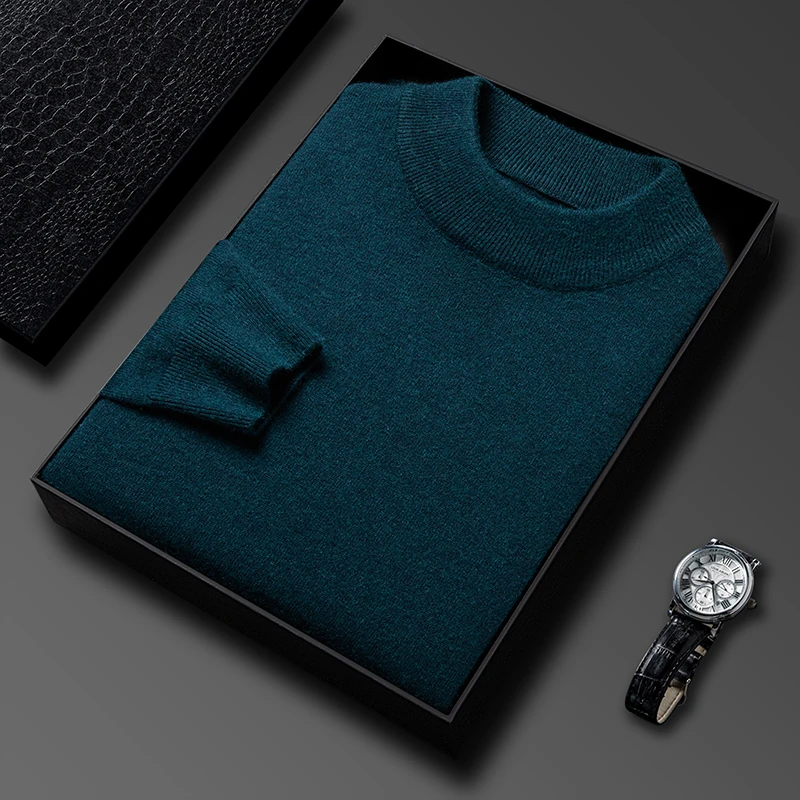 เสื้อสเวตเตอร์คอเต่าครึ่งตัว แ - Turtleneck Sweater Men บทวิจารณ์และราคา