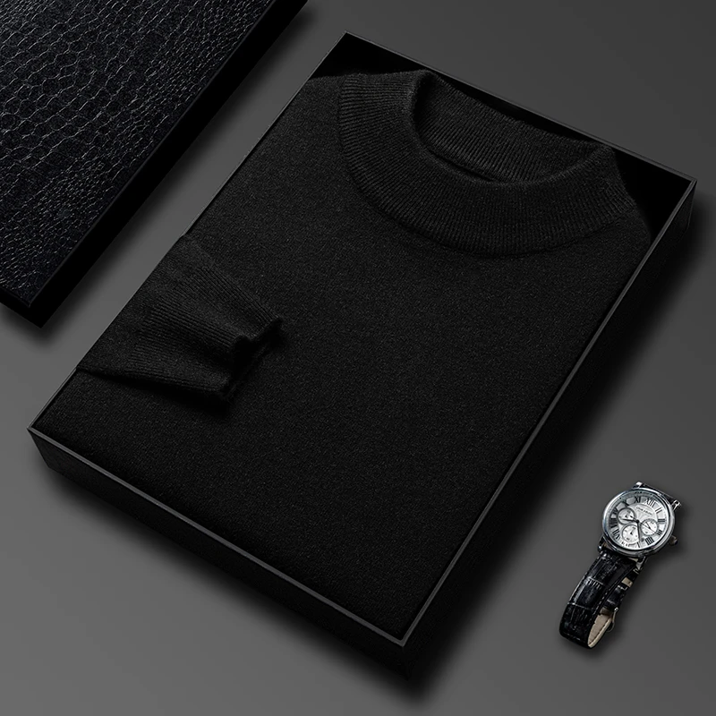 เสื้อสเวตเตอร์คอเต่าครึ่งตัว แ - Turtleneck Sweater Men บทวิจารณ์และราคา