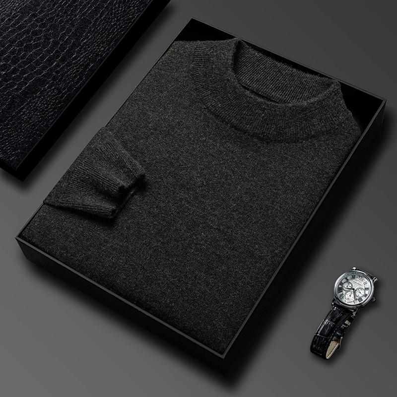 เสื้อสเวตเตอร์คอเต่าครึ่งตัว แ - Turtleneck Sweater Men บทวิจารณ์และราคา