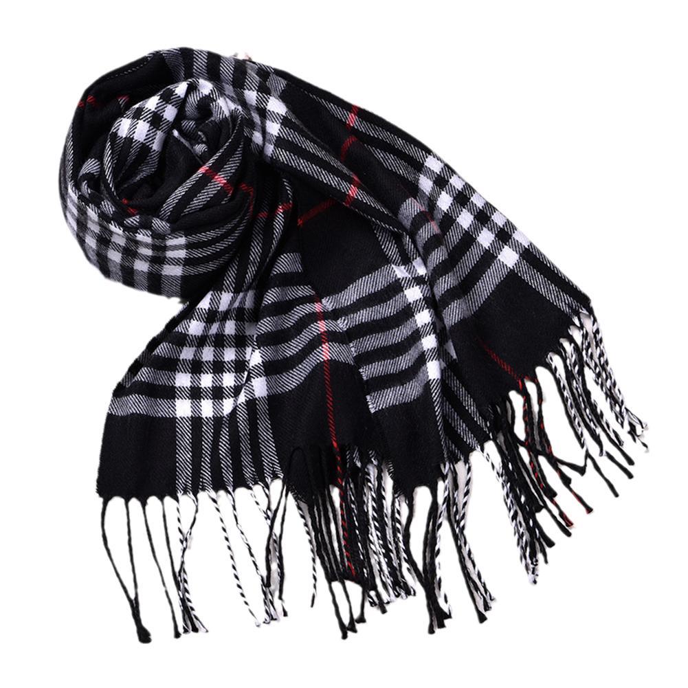 สไตล์อังกฤษฤดูหนาวผ้าพันคอ Fau - Men Scarf Wool บทวิจารณ์และราคา