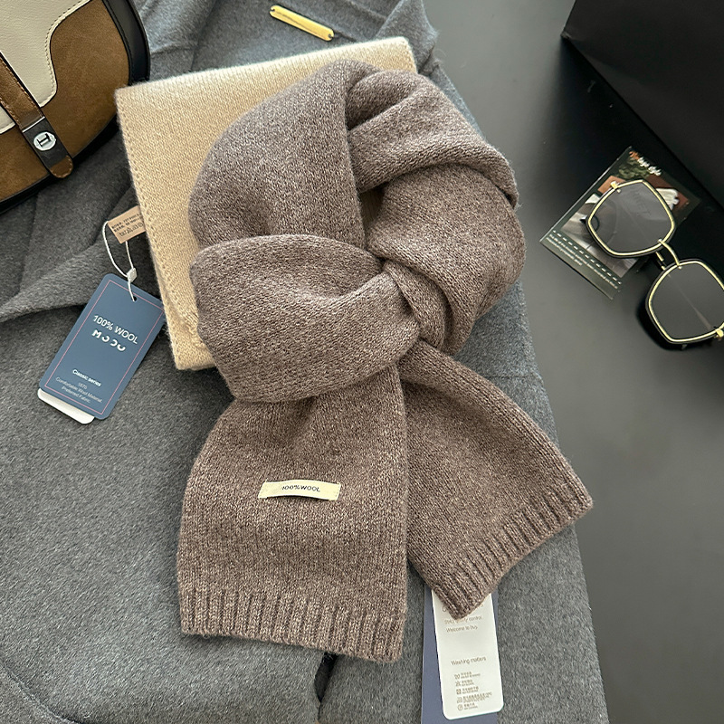 ผ้าพันคอขนสัตว์ 100% สำหรับผู้ - Men Scarf Wool บทวิจารณ์และราคา