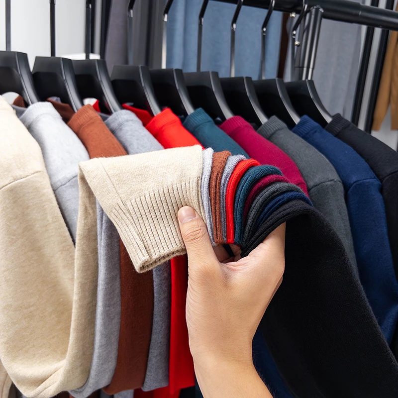เสื้อสเวตเตอร์ลำลองผู้ชายแบบให - Turtleneck Sweater Men บทวิจารณ์และราคา