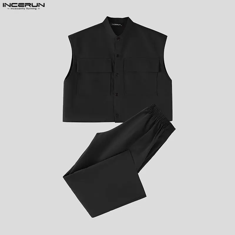 INCERUN ชุดเซ็ตผู้ชาย เสื้อครอ - Men'S Fashion For Summer 2026 บทวิจารณ์และราคา