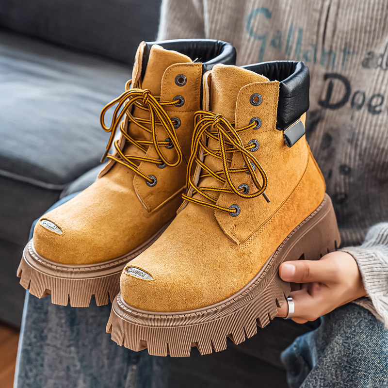 รองเท้าบูทหุ้มข้อสูงแบบคลาสสิก - Fashion Men'S Boots บทวิจารณ์และราคา