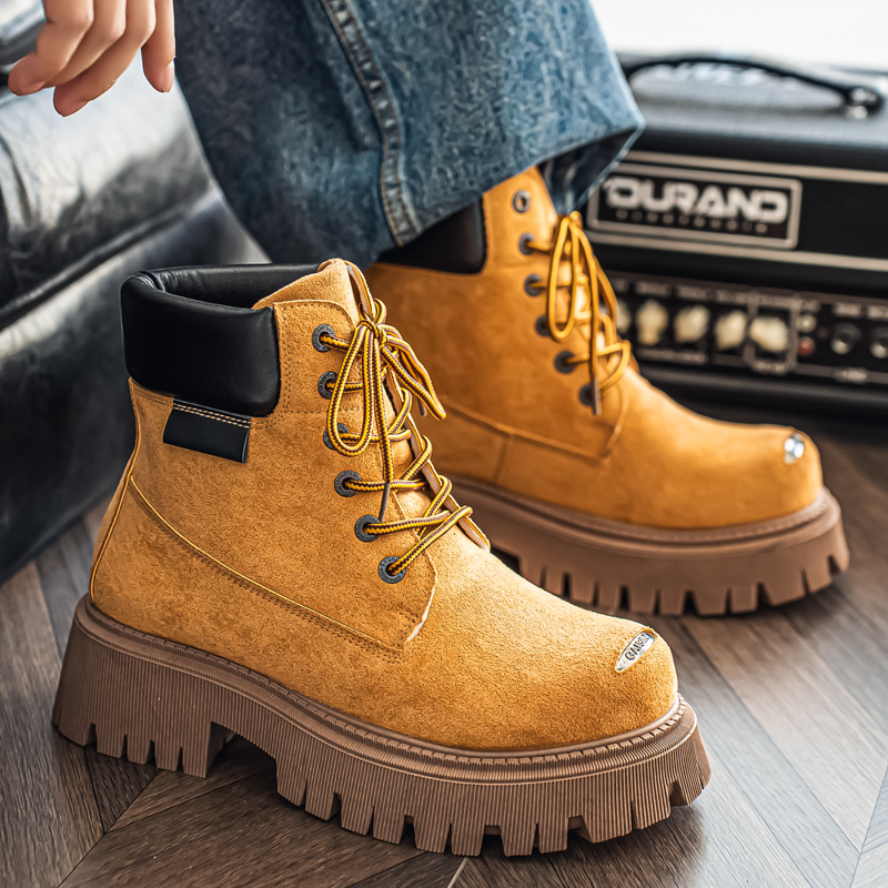 รองเท้าบูทหุ้มข้อสูงแบบคลาสสิก - Fashion Men'S Boots บทวิจารณ์และราคา