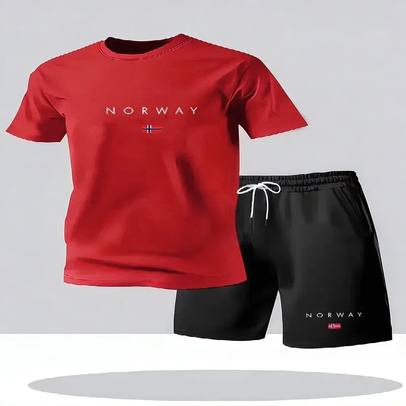 ชุดเซ็ตเสื้อยืดแขนสั้นกางเกงขา - Men'S Fashion For Summer 2026 บทวิจารณ์และราคา