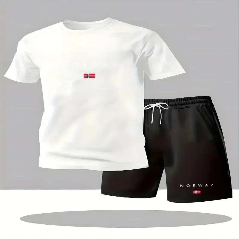 ชุดเซ็ตเสื้อยืดแขนสั้นกางเกงขา - Men'S Fashion For Summer 2026 บทวิจารณ์และราคา
