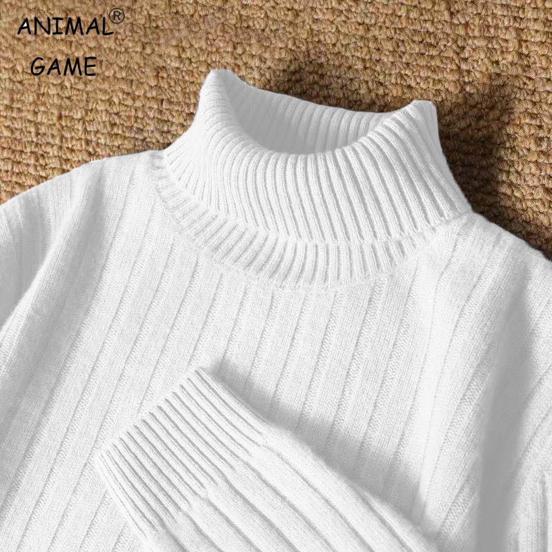 เสื้อสเวตเตอร์คอเต่าลายทางสำหร - Turtleneck Sweater Men บทวิจารณ์และราคา