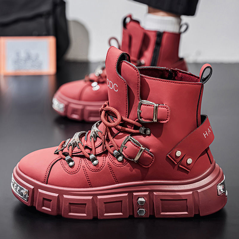 รองเท้าบูทแบรนด์แท้สำหรับผู้ชา - Fashion Men'S Boots บทวิจารณ์และราคา