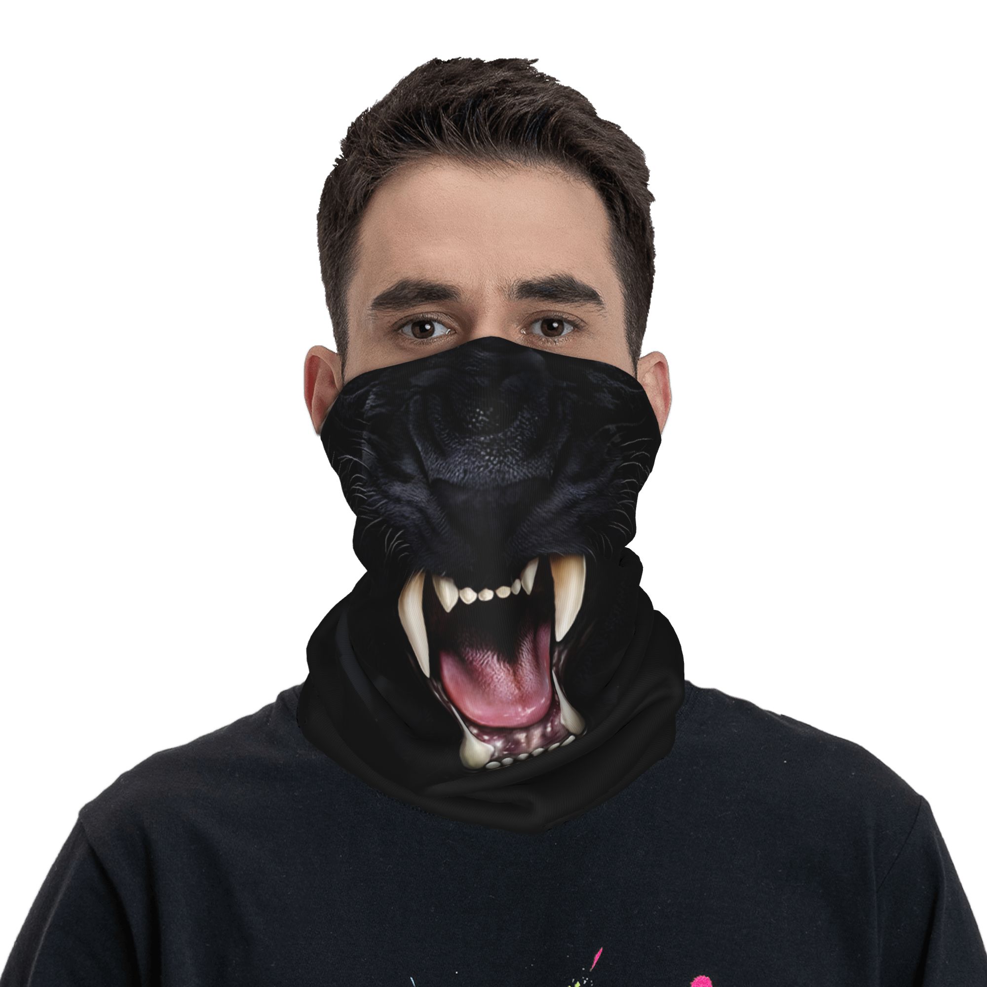 ผ้าคลุมหน้าแบบรัดคอ ลายหัวเสือ - Men'S Fashion Head Scarf บทวิจารณ์และราคา