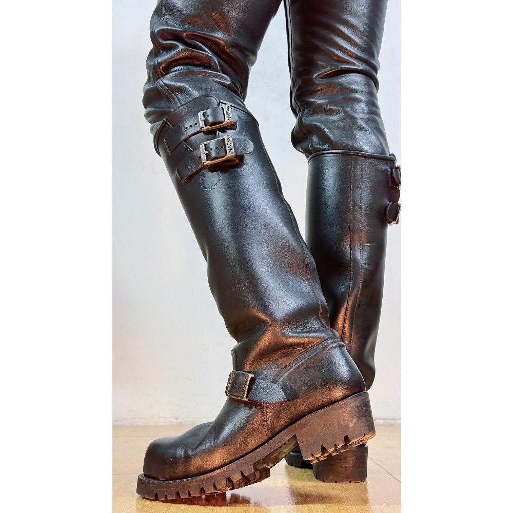 รองเท้าบูทหนังแท้สไตล์อังกฤษสำ - Fashion Men'S Boots บทวิจารณ์และราคา