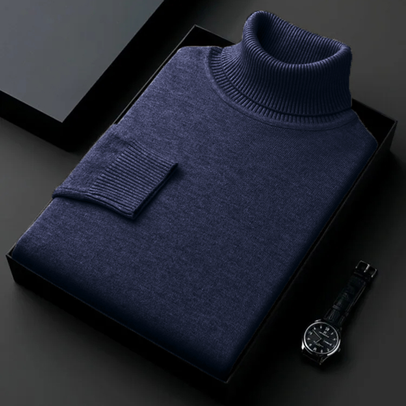 Sweatwear Mens Anti-pilling คุ - Turtleneck Sweater Men บทวิจารณ์และราคา