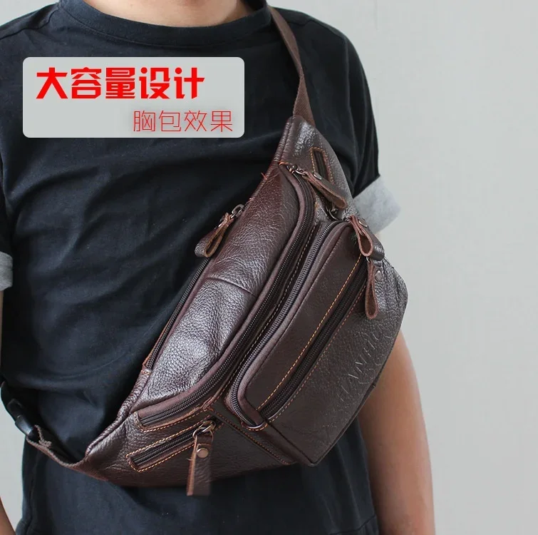 ของแท้ Cowhide หนังเอวกระเป๋าผ - Belt Mens Fashion บทวิจารณ์และราคา