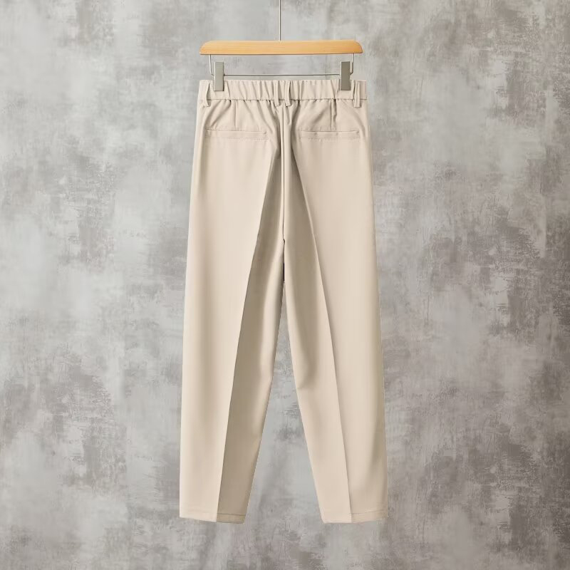 ผู้ชายแฟชั่นทรงหลวมยาวถึงข้อเท - Mens Fashion Dark Grey Pants บทวิจารณ์และราคา