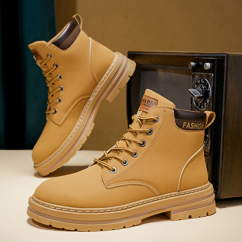 รองเท้าบูทผู้ชายแบบคลาสสิกทรงก - Fashion Men'S Boots บทวิจารณ์และราคา