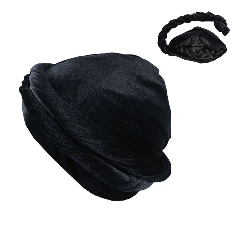 สีทึบผู้ชายกํามะหยี่ผ้าพันคอชา - Men'S Fashion Head Scarf บทวิจารณ์และราคา