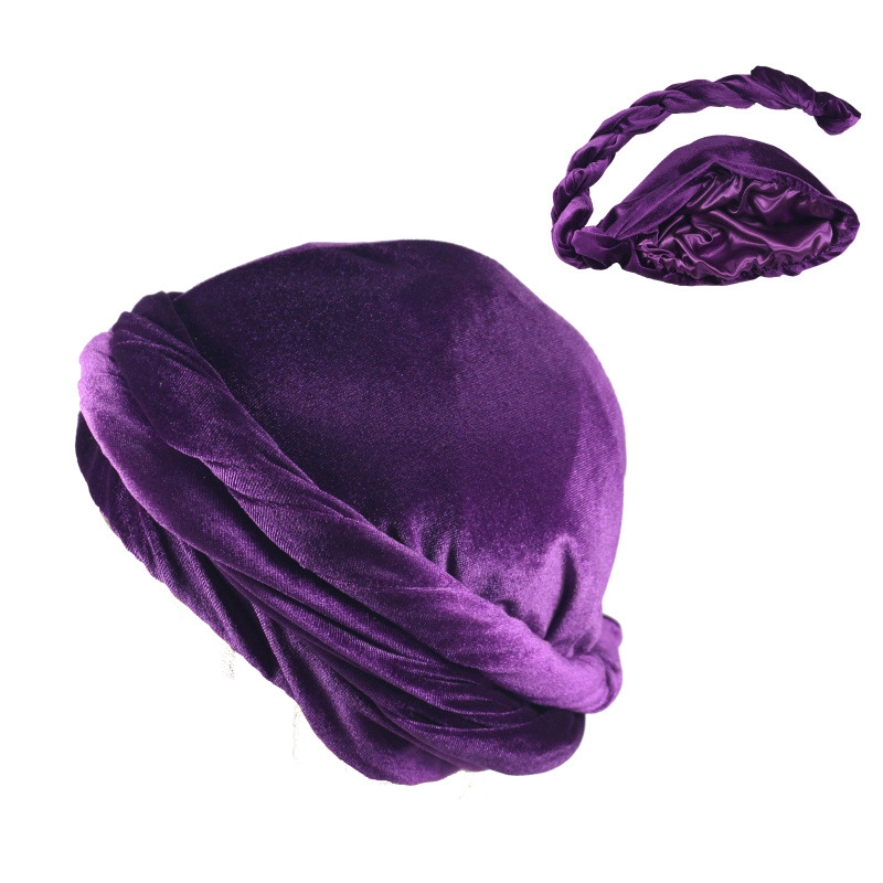 สีทึบผู้ชายกํามะหยี่ผ้าพันคอชา - Men'S Fashion Head Scarf บทวิจารณ์และราคา