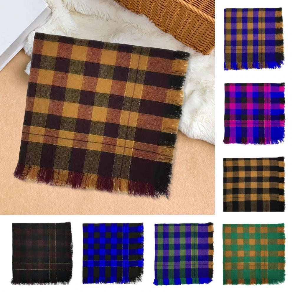 ผ้าพันคอขนแกะเนื้อนุ่ม ผ้าพันค - Men'S Fashion Head Scarf บทวิจารณ์และราคา