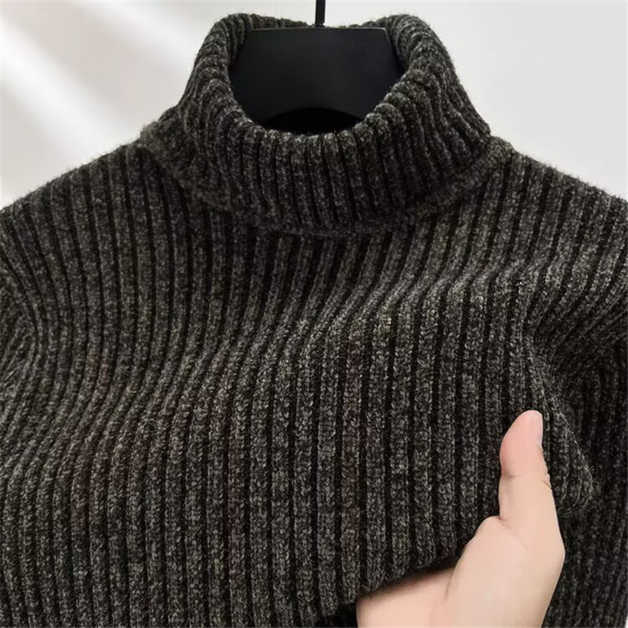 เสื้อสเวตเตอร์ไหมพรมคอเต่าผู้ช - Turtleneck Sweater Men บทวิจารณ์และราคา