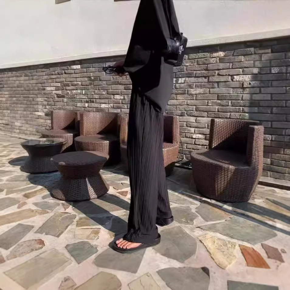 กางเกงสแล็คผู้ชายสไตล์อเมริกัน - Mens Fashion Dark Grey Pants บทวิจารณ์และราคา