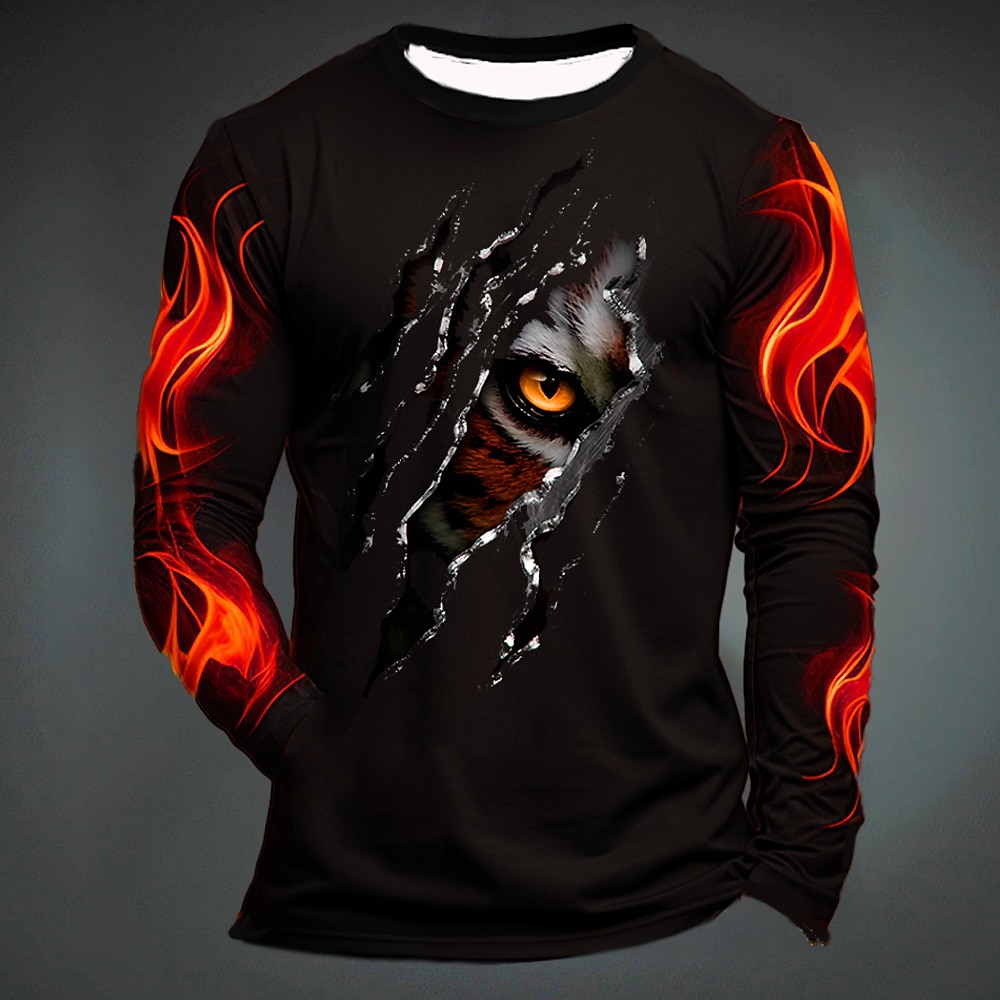 เสื้อยืดลายเสือสุดฮาสำหรับผู้ช - Men'S Fashion T Shirts บทวิจารณ์และราคา