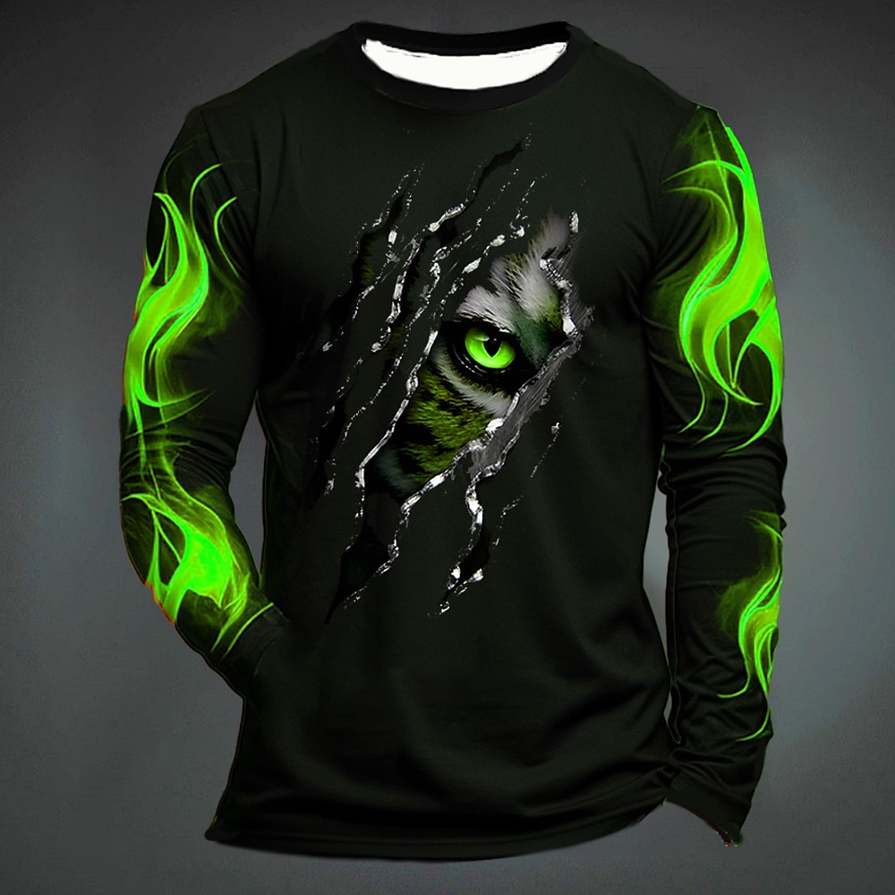 เสื้อยืดลายเสือสุดฮาสำหรับผู้ช - Men'S Fashion T Shirts บทวิจารณ์และราคา