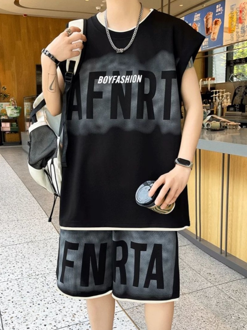 ชุดเสื้อกั๊กและกางเกงขาสั้นหลว - Mens Fashion Style บทวิจารณ์และราคา